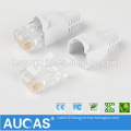 Customized 8P8C cat7 rj45 plug with cable protection cover